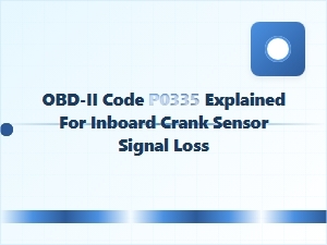 Understanding Crankshaft Sensor Code P0335